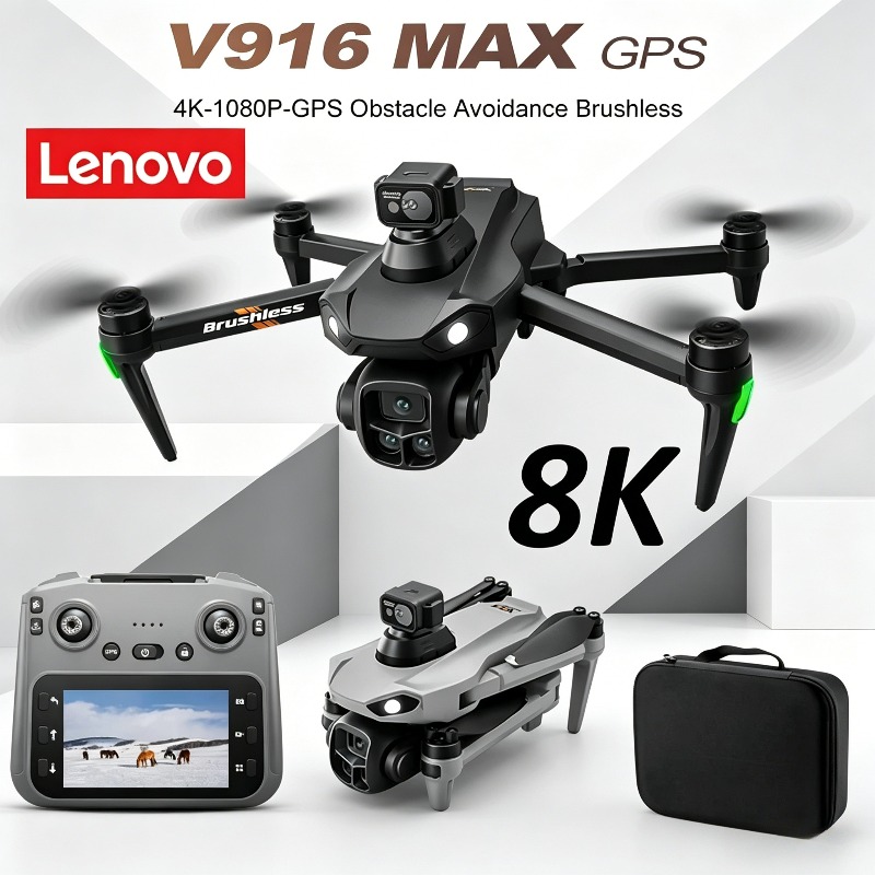 Drone Thermal Imaging - طائرة لينوفو V916MAX الاحترافية بدون طيار