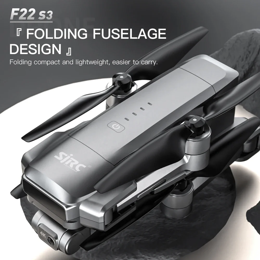 طائرة SJRC F22 S3 pro القابلة  - مراجعة Drone Surveying وسعره