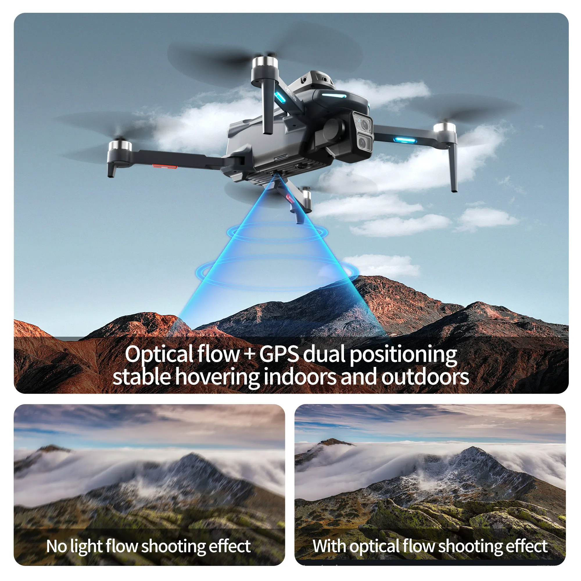 طائرة بدون طيار XT606 MAX مزود - مراجعة Drone Surveying وسعره